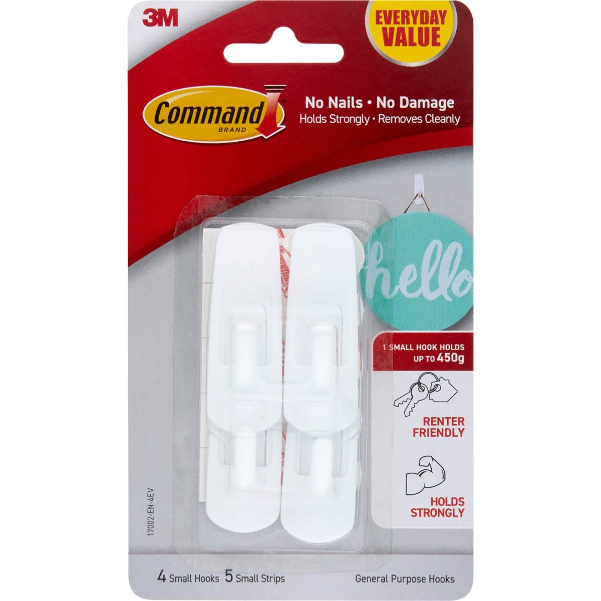 Command Everyday Value General Purpose Small Hooks