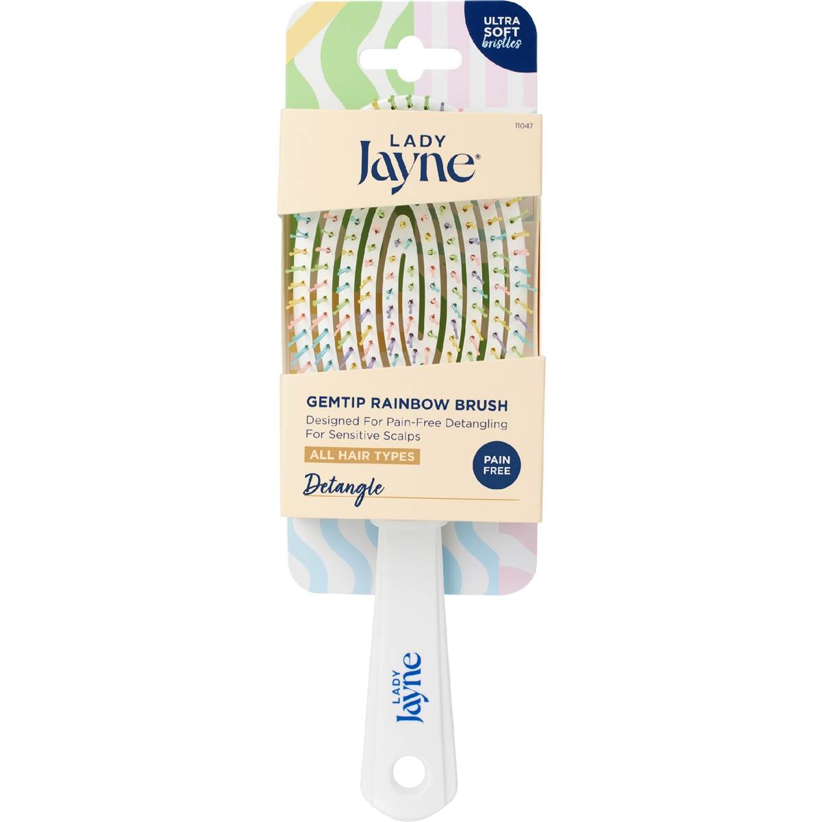 Lady Jayne Gem Tip Rainbow Brush Large each – Woolworths