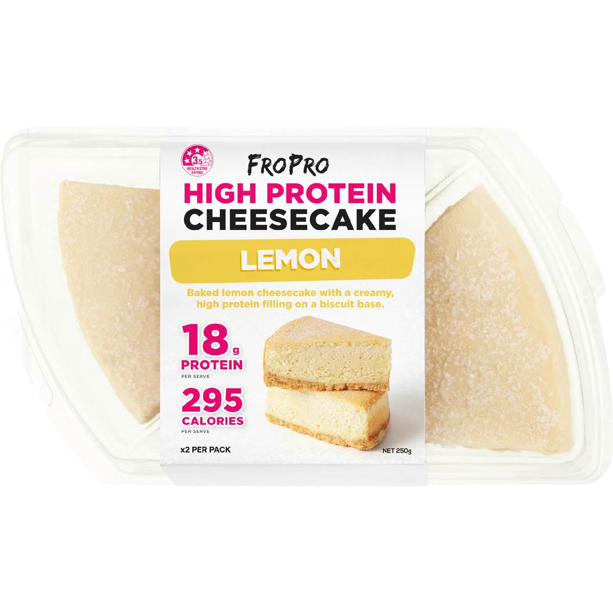 FroPro Protein Cheesecake Lemon