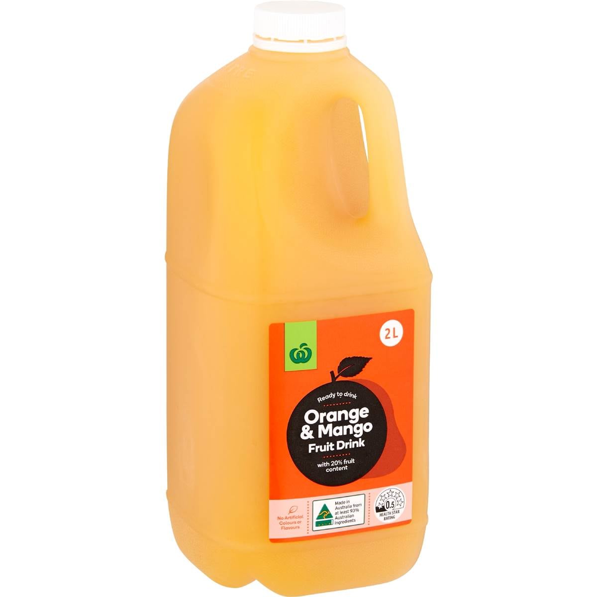 Woolworths Fruit Drink Orange & Mango