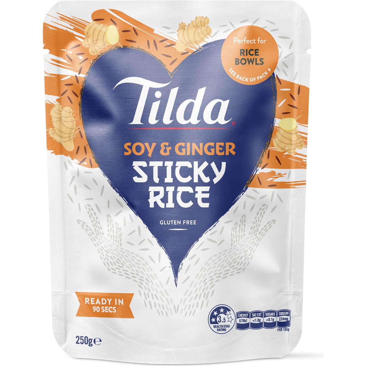 Tilda Ginger Soy Sticky Rice Pouch