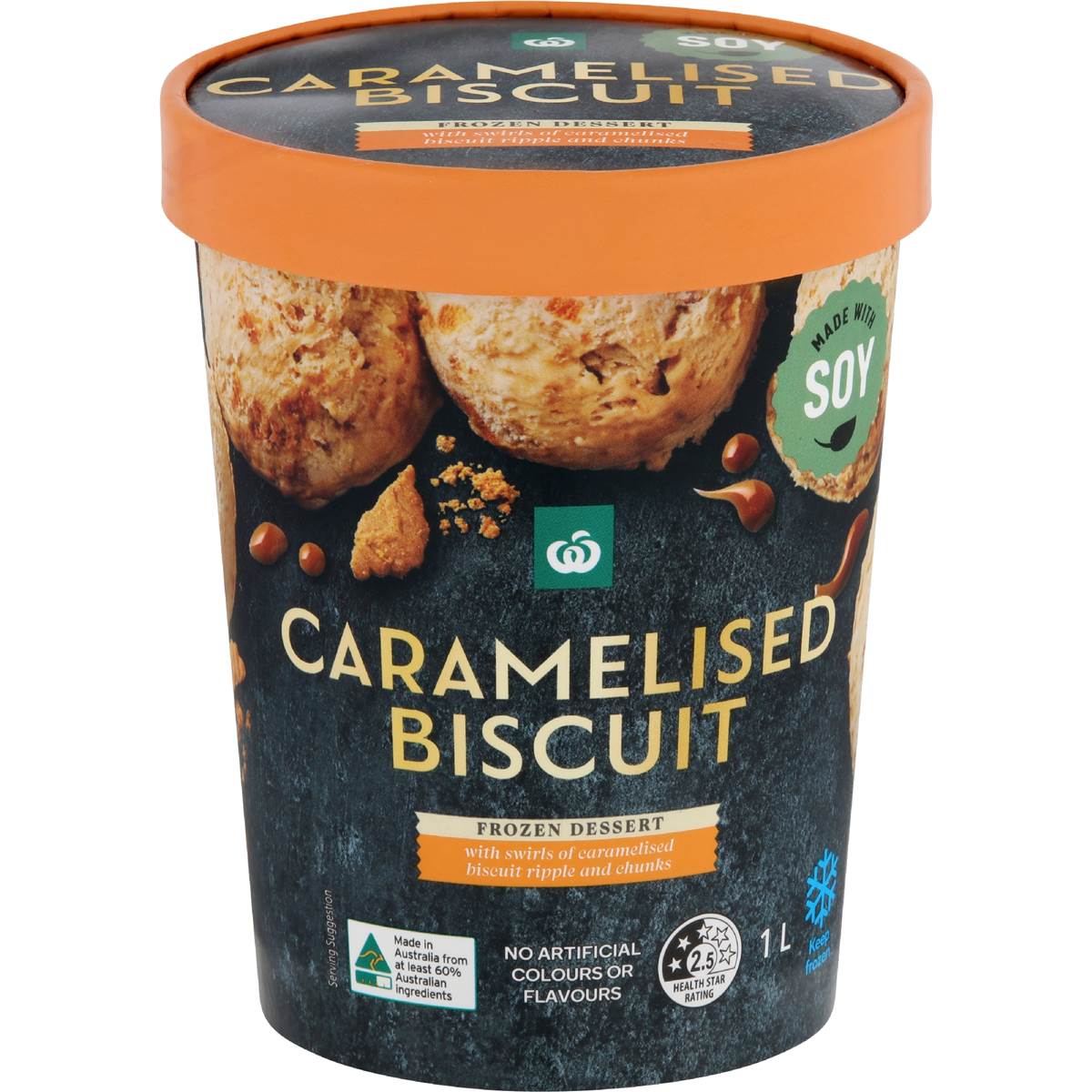 Woolworths Caramelised Biscuit Frozen Dessert