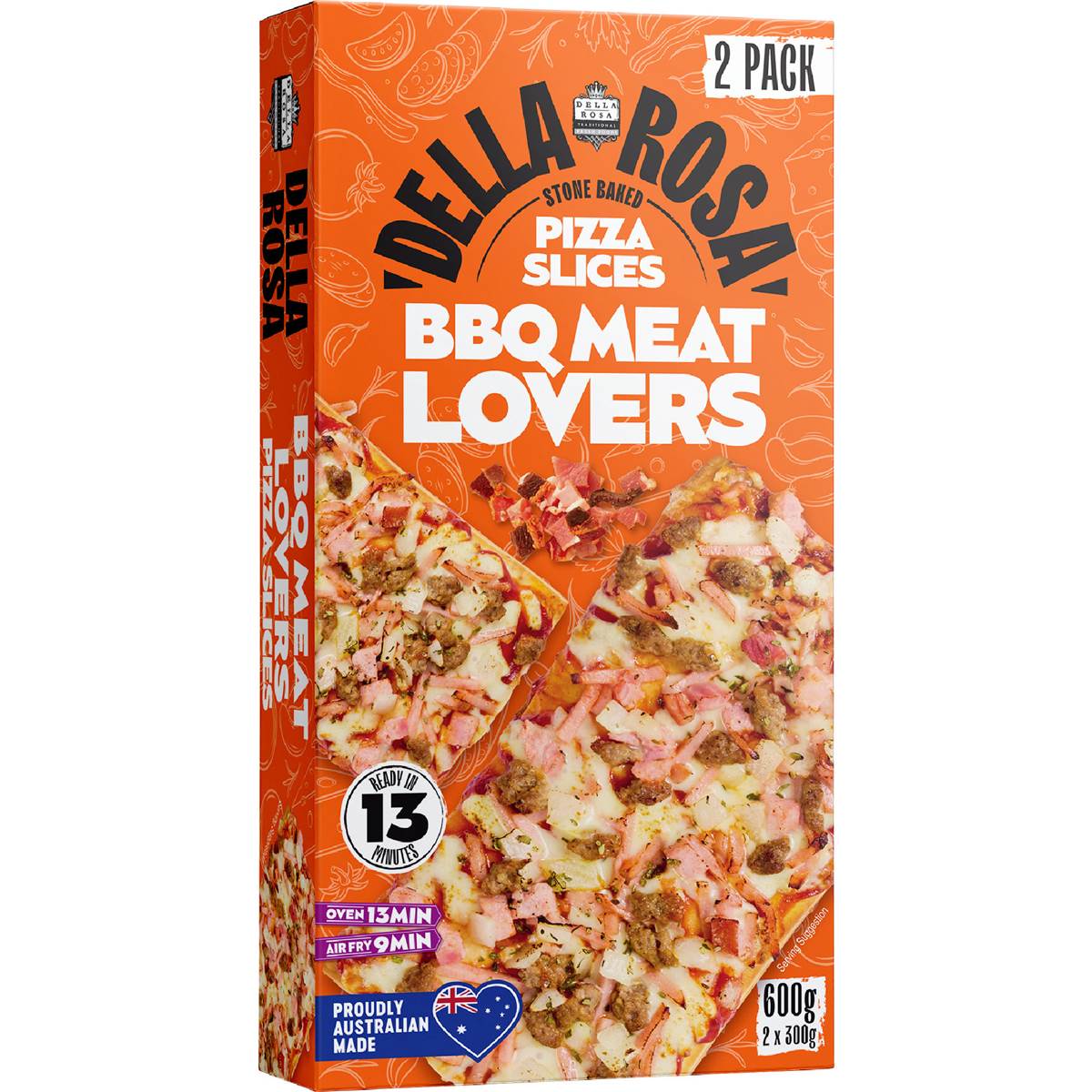Della Rosa BBQ Meat Lovers Pizza Slices