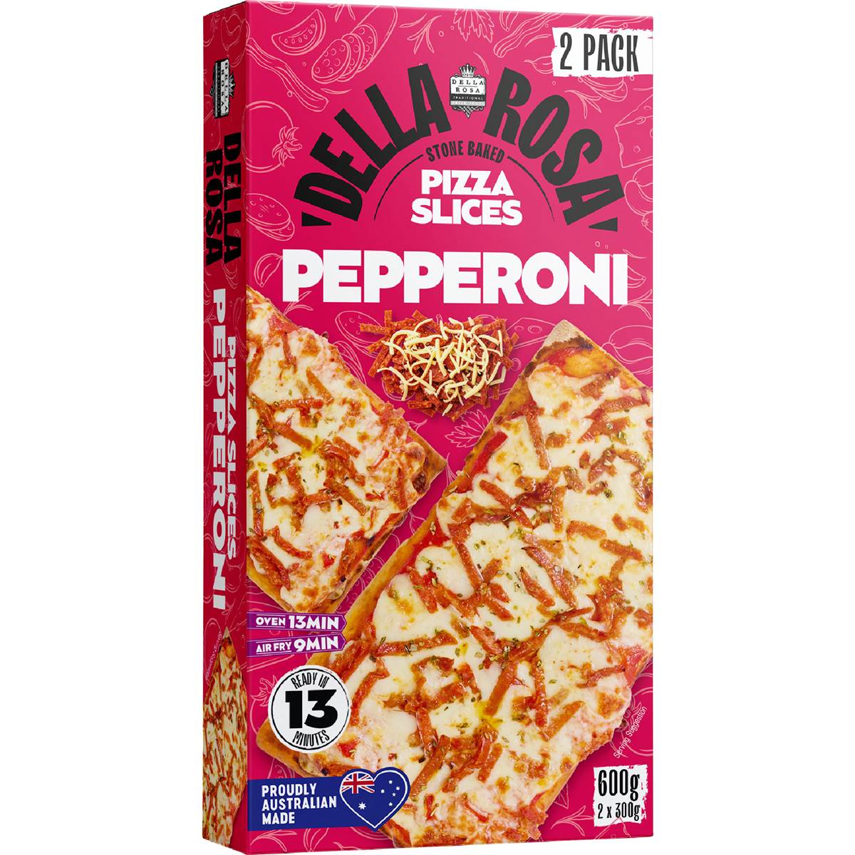Della Rosa Pepperoni Pizza Slices