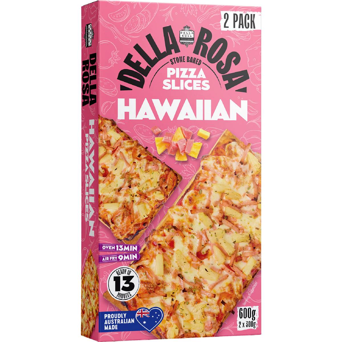 Della Rosa Hawaiian Pizza Slices