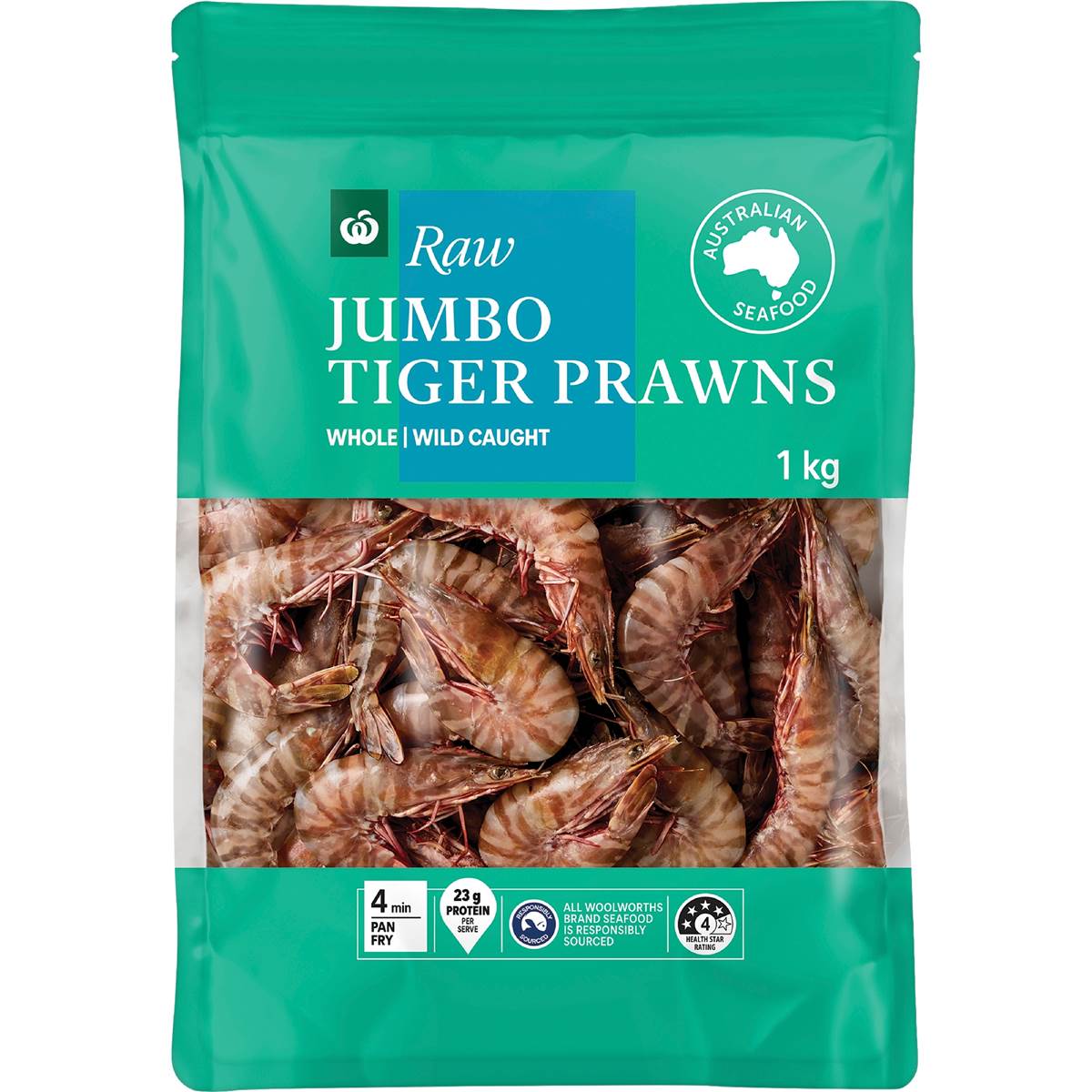 Woolworths Raw Jumbo Tiger Prawns