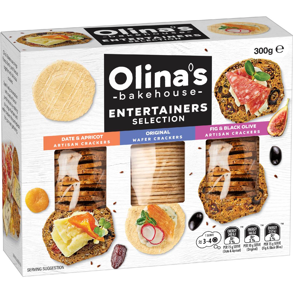 Olina's Bakehouse Entertainers Selection Artisan & Wafer Crackers