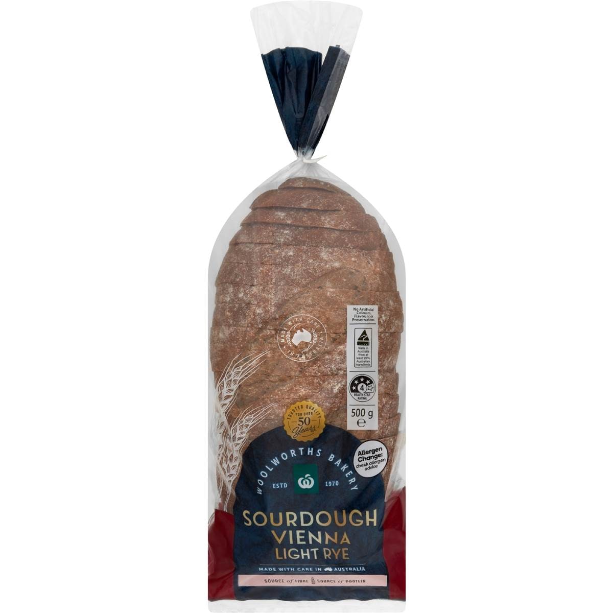 Woolworths Rustic Rye Sourdough Loaf