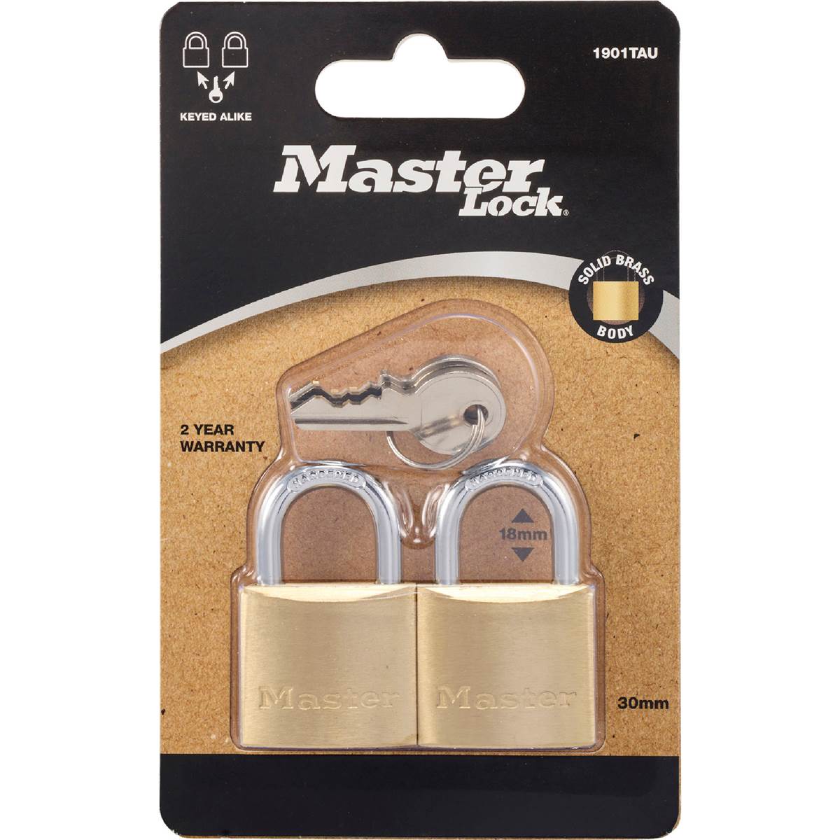 Master Lock Brass Pad 30mm
