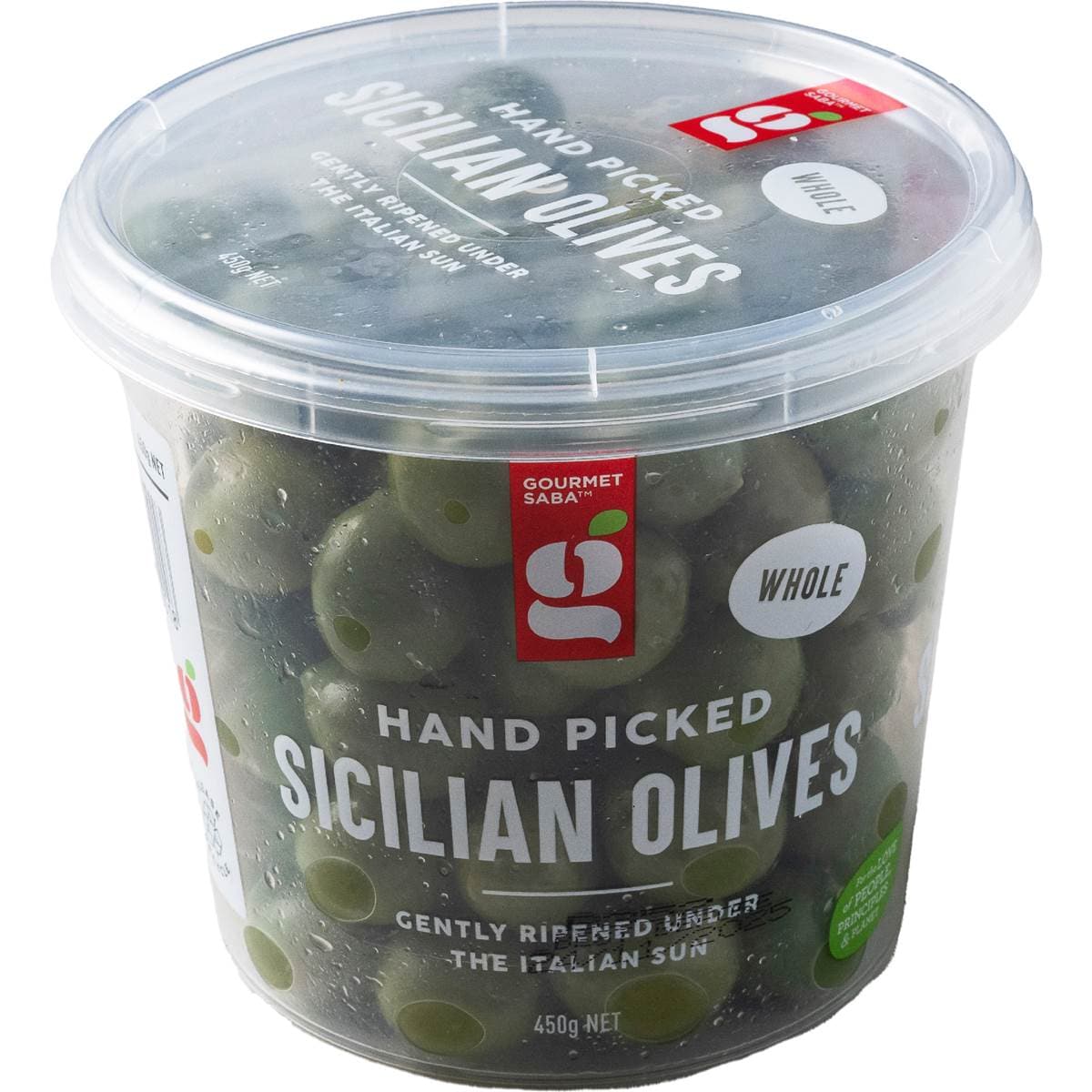 Gourmet Saba Sicilian Green Olives