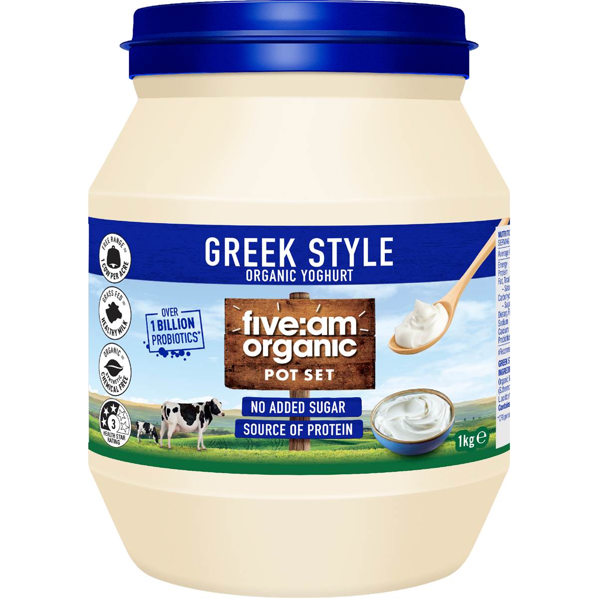 Five:Am Organic Greek Style Yoghurt