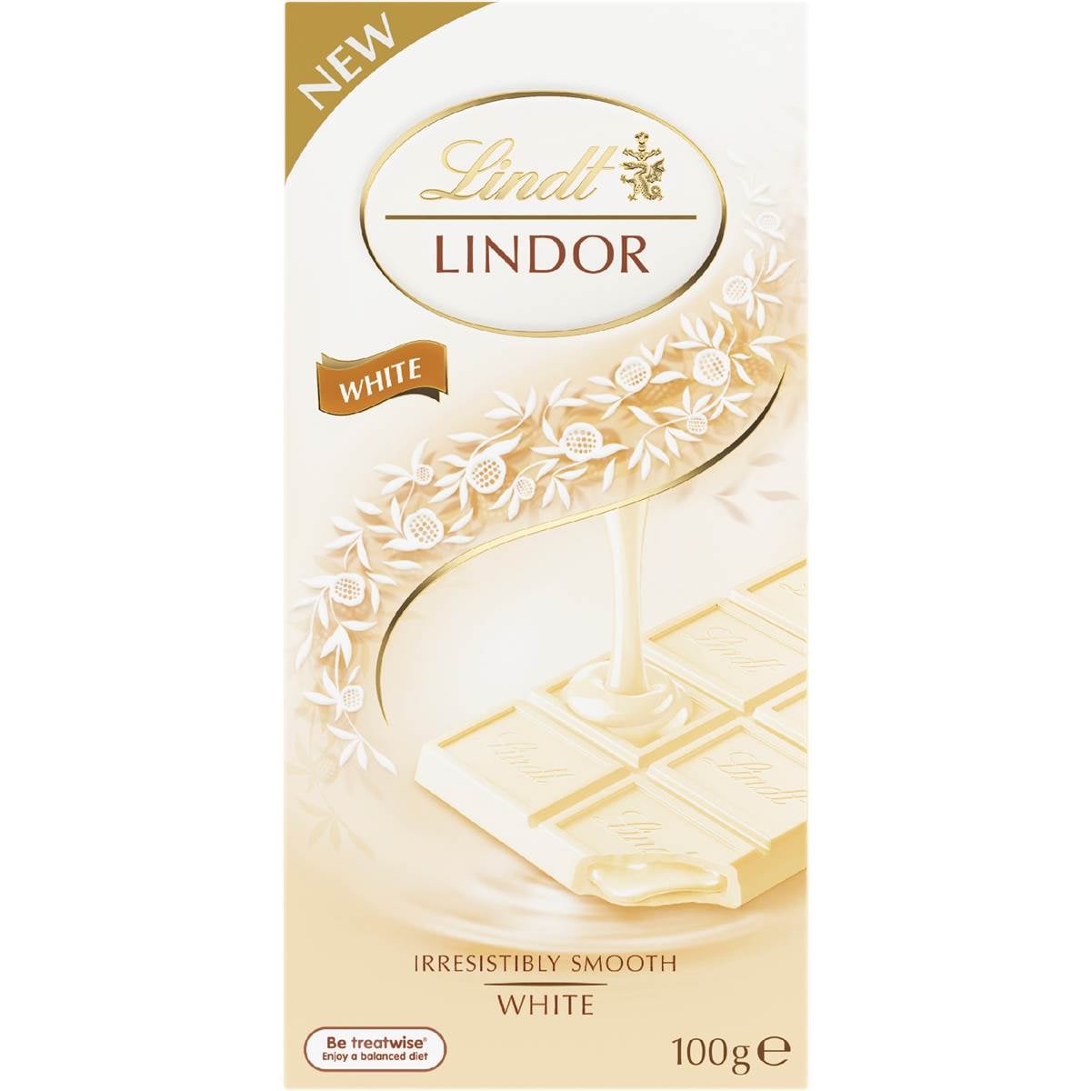 Lindt Lindor White Chocolate Block 100g