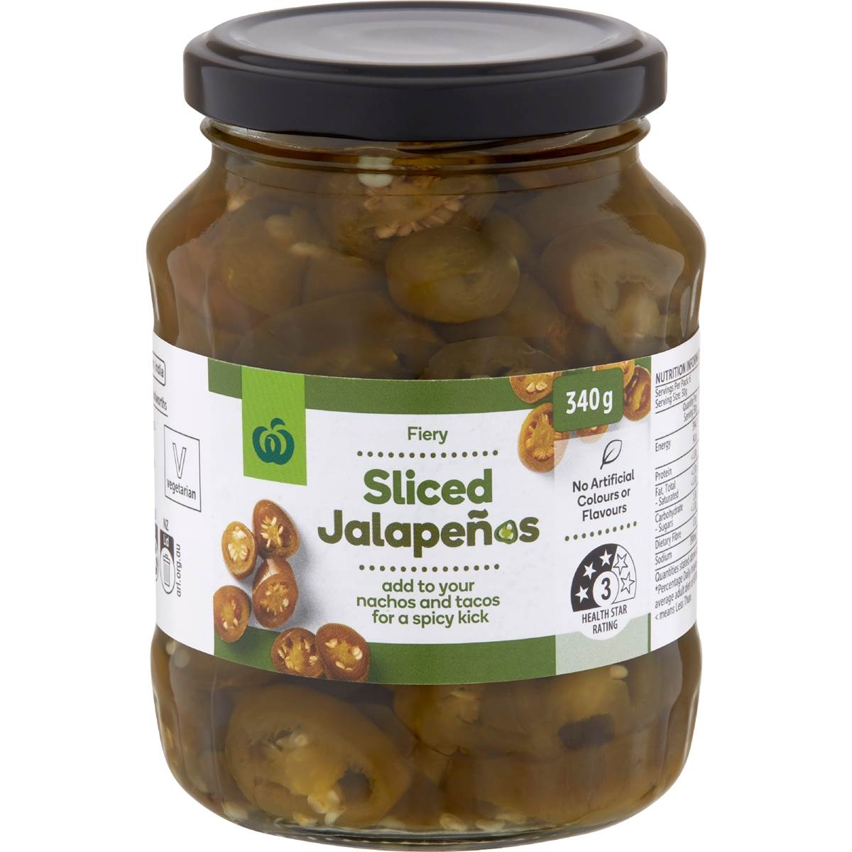 Woolworths Sliced Jalapenos