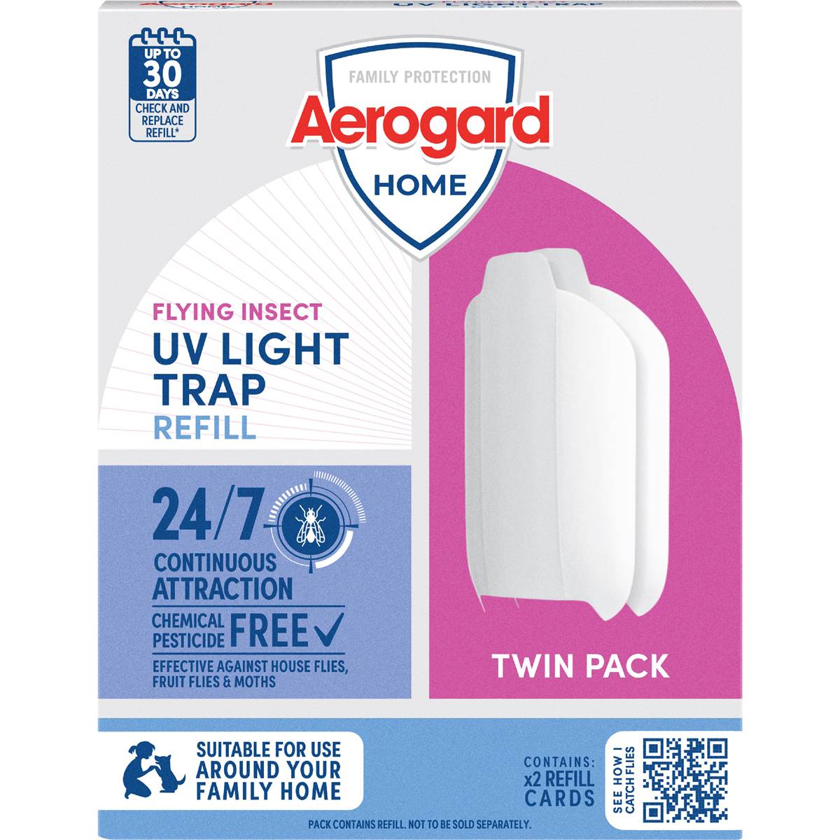 Aerogard Home UV Flying Light Trap Refill