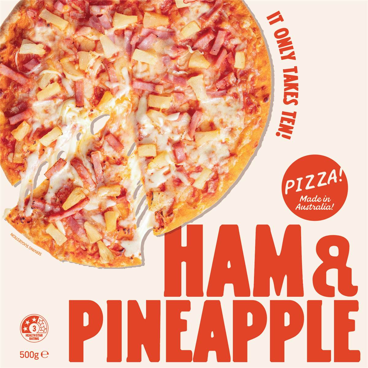 WOW Pizza Ham & Pineapple