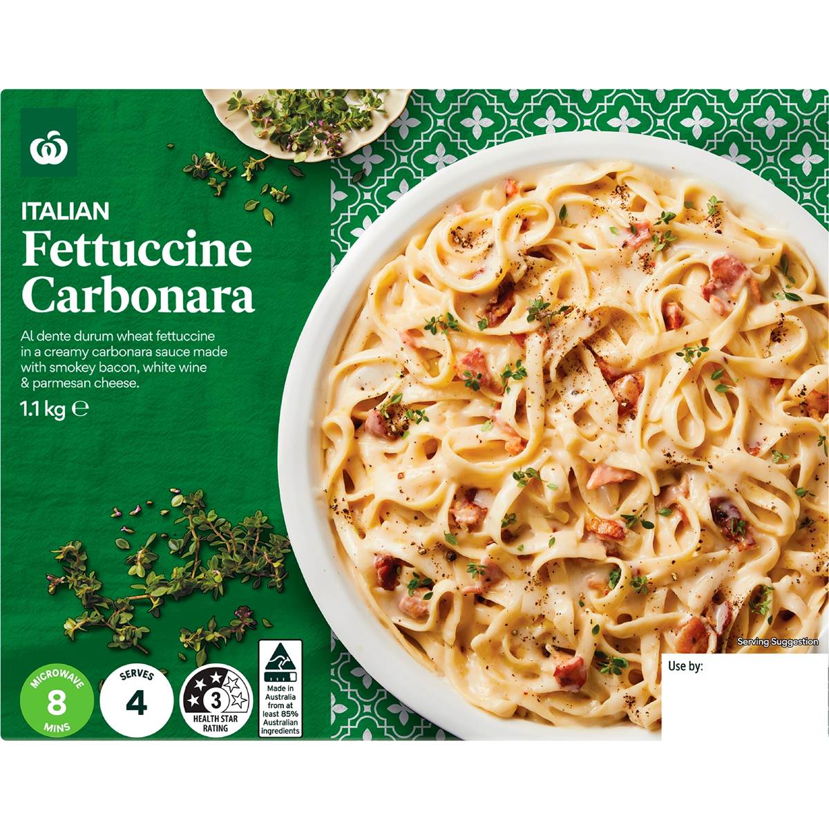 Woolworths Fettucine Carbonara