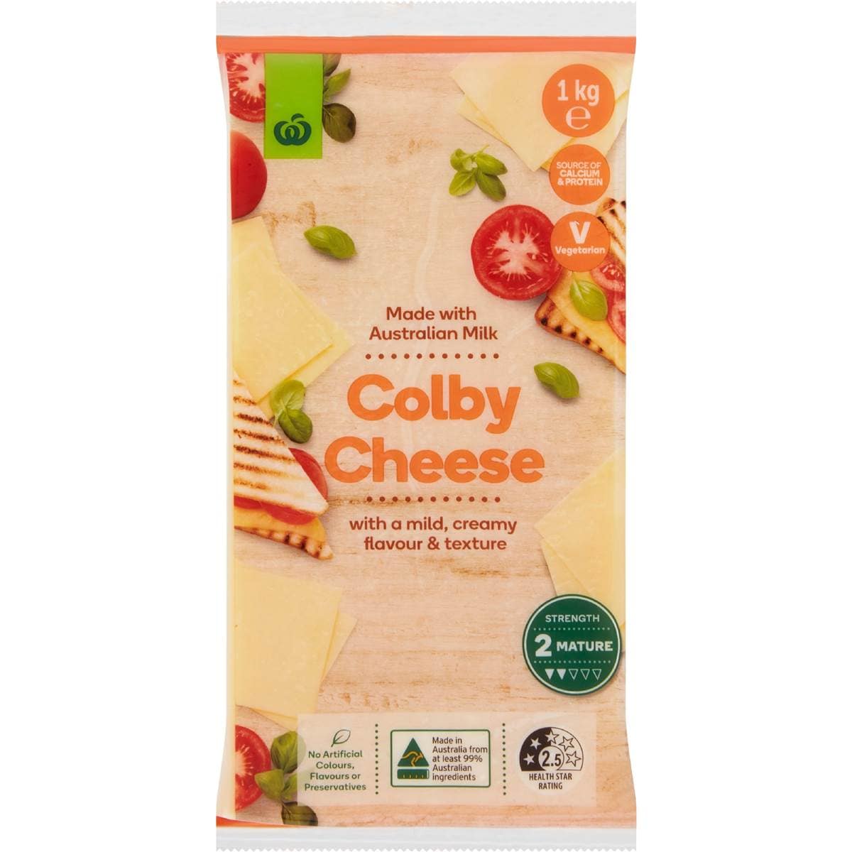 Woolworths Colby Cheese Block
