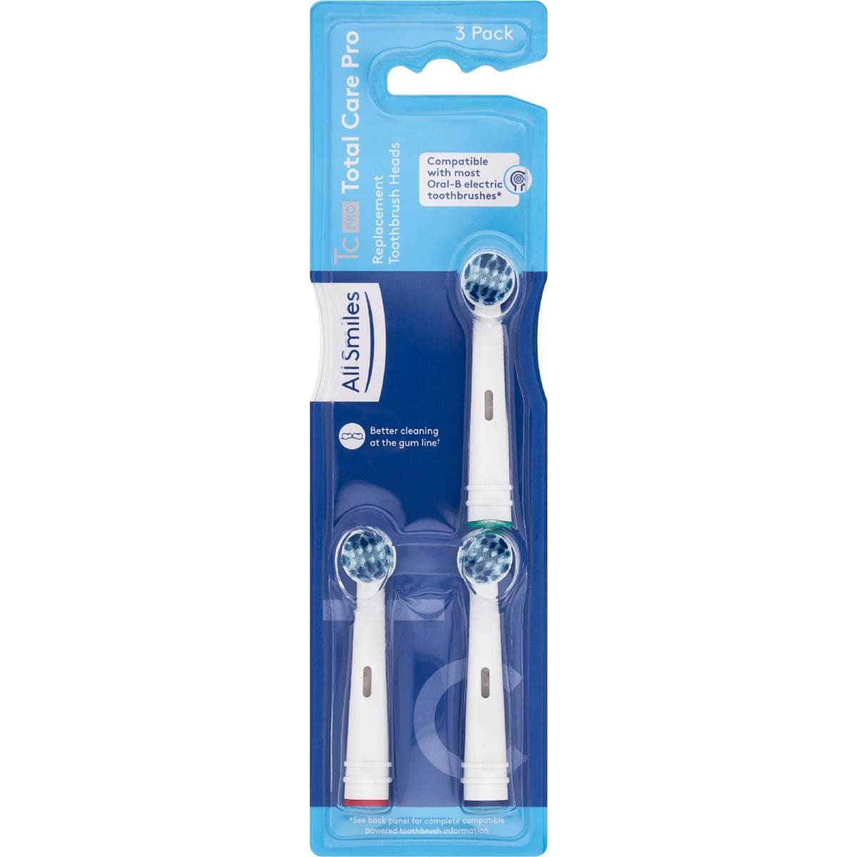 All Smiles Replacement Toothbrush Heads Regular