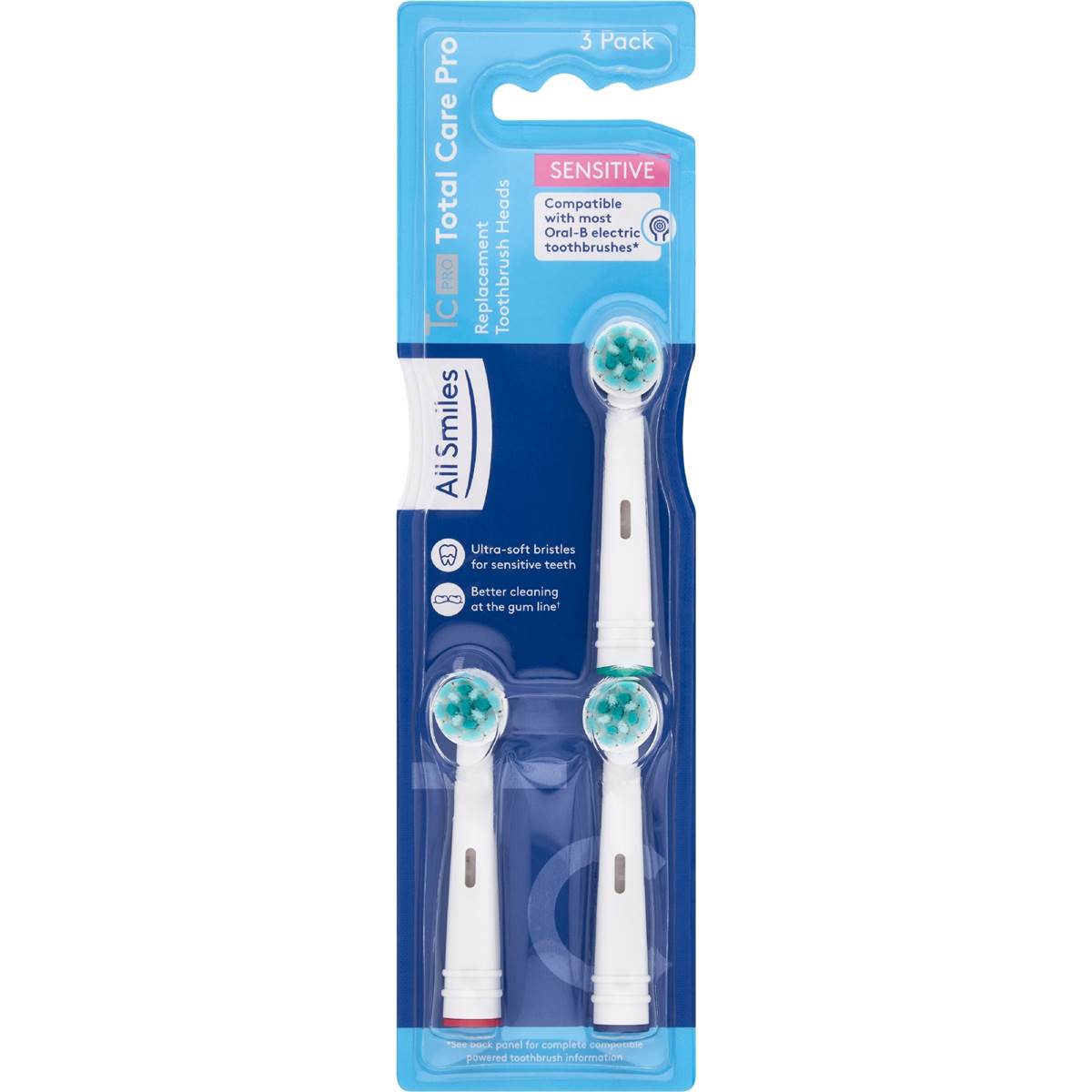 All Smiles Replacement Toothbrush Heads Sensitive