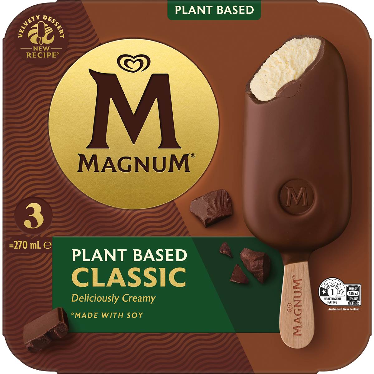 Magnum Plant Based Classic Sticks 3 pack
