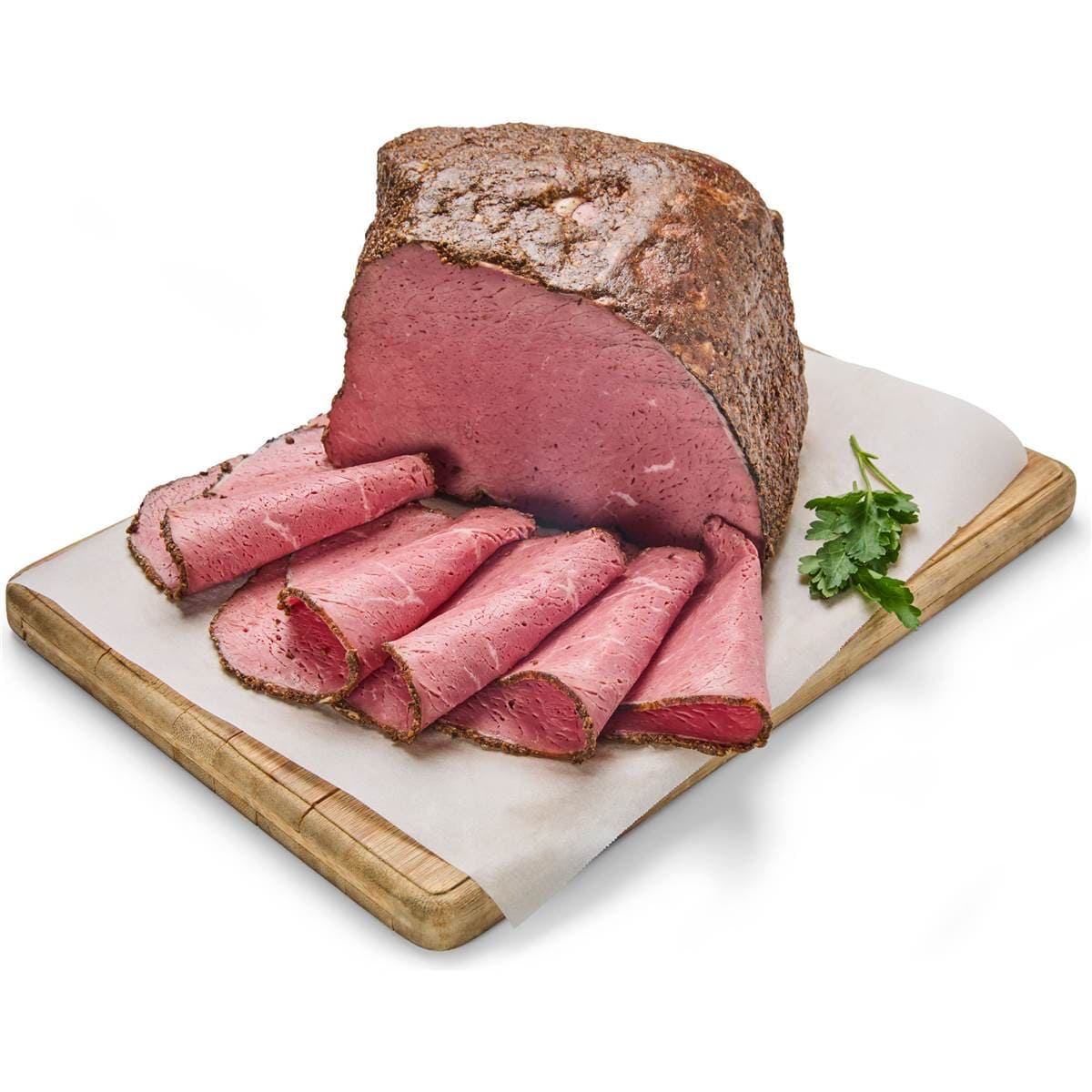 Woolworths Beef Pastrami Shaved From The Deli per
