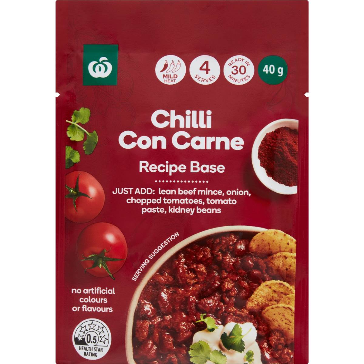 Woolworths Recipe Base Chilli Con Carne 40g