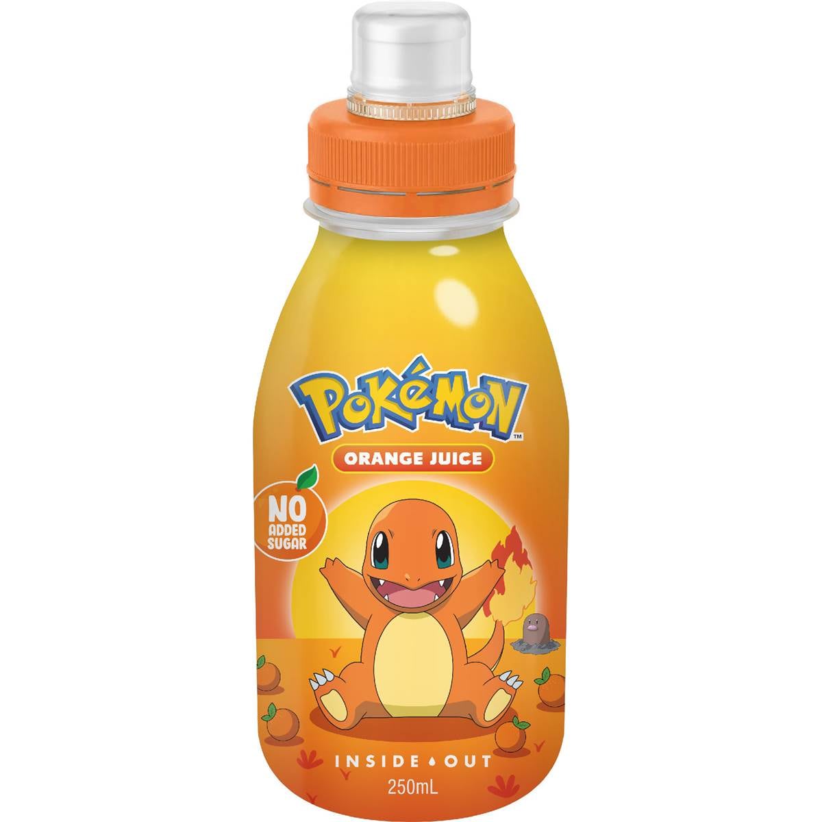 Inside Out Pokemon Juice Orange 250mL