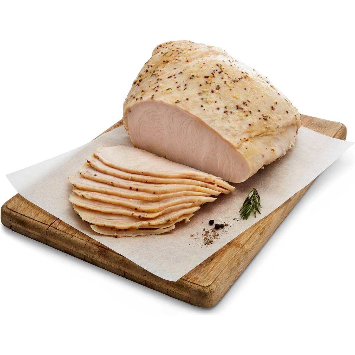 Ingham's Turkey Breast Herb & Mustard Shaved From The Deli per 100g
