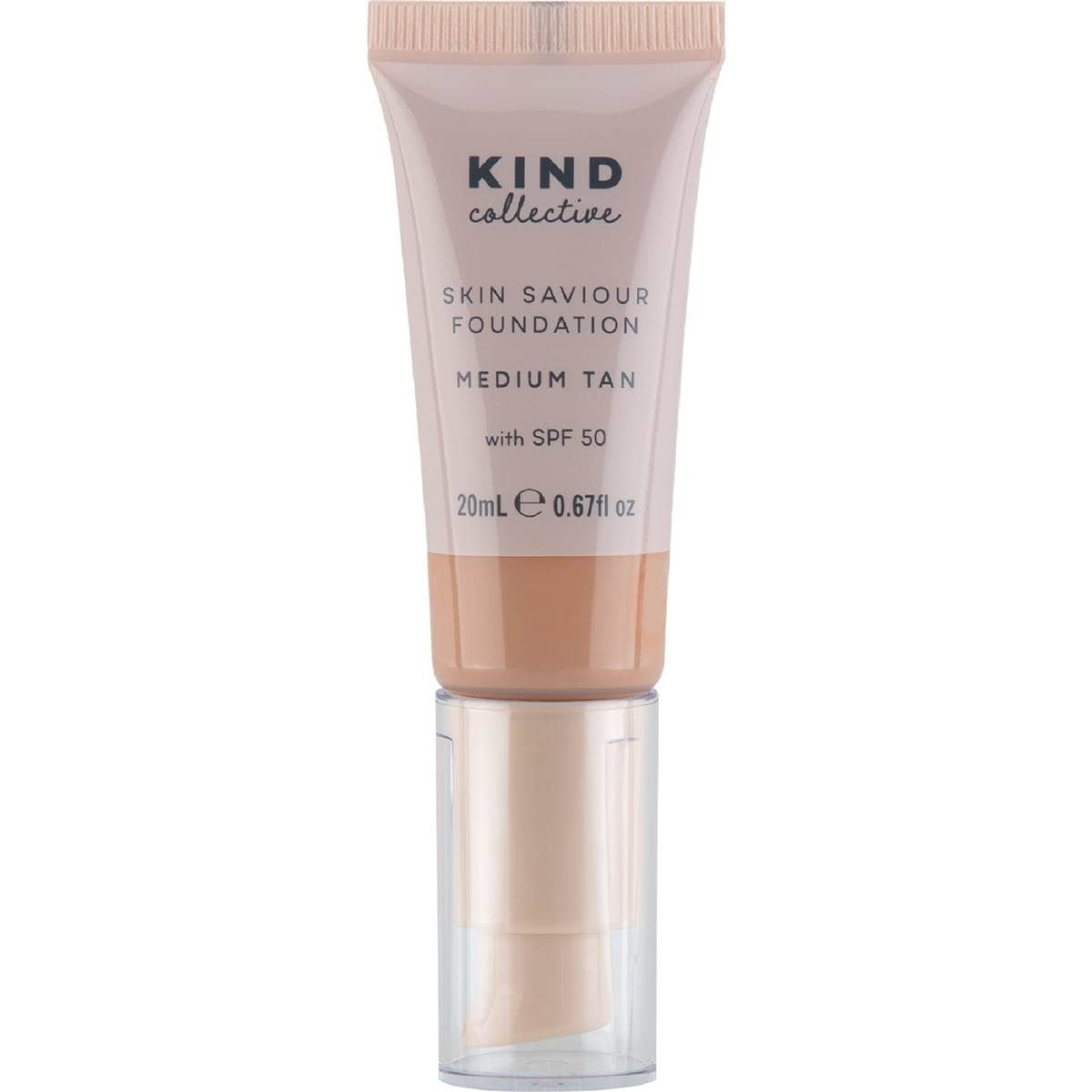 KIND Collective Skin Saviour Foundation With SPF 50 Medium Tan
