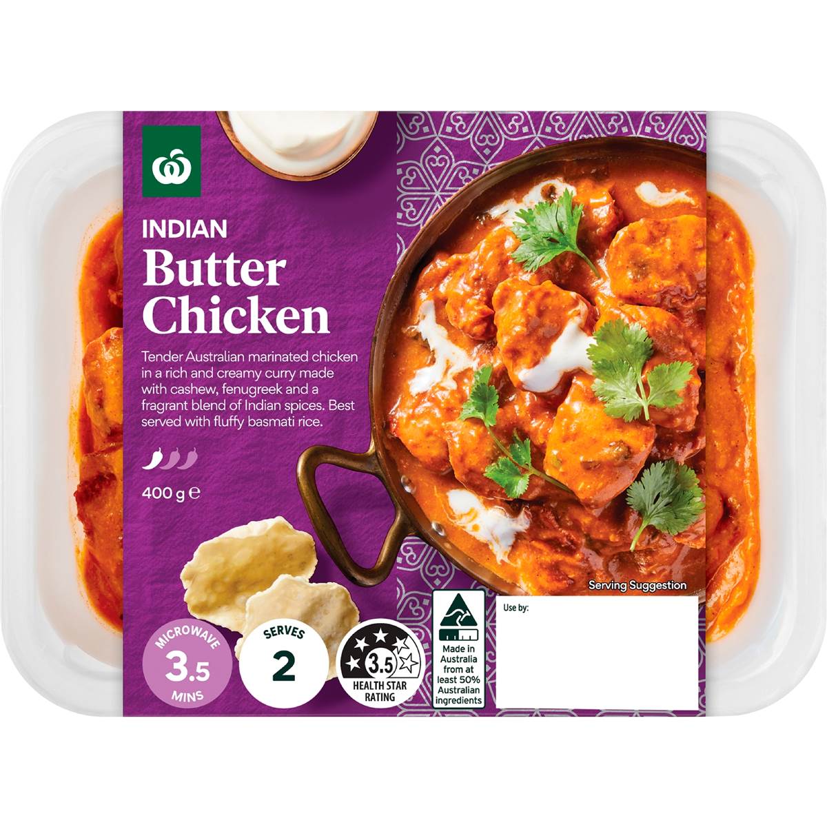 Woolworths Indian Butter Chicken