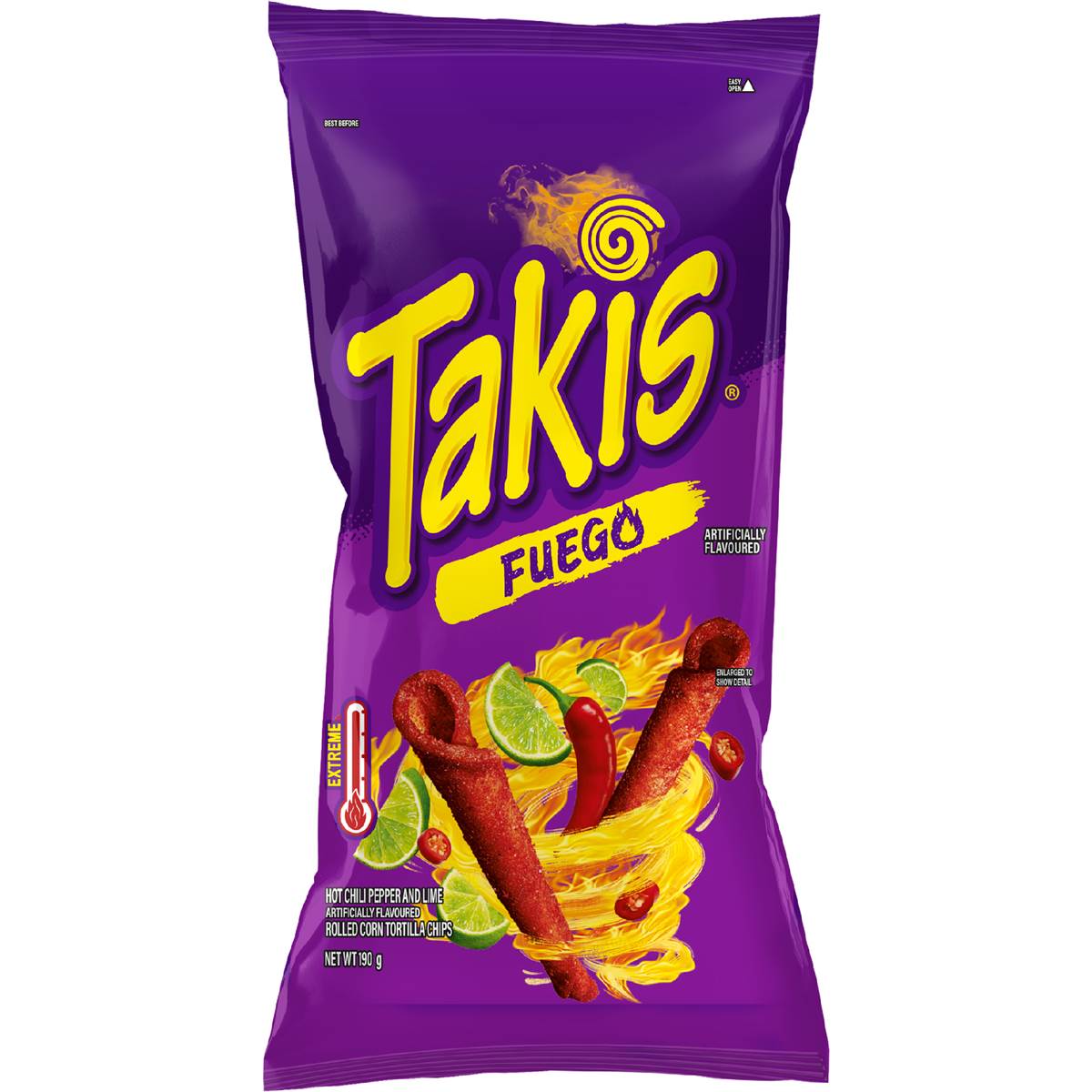 Takis Fuego Tortilla Chips 190g