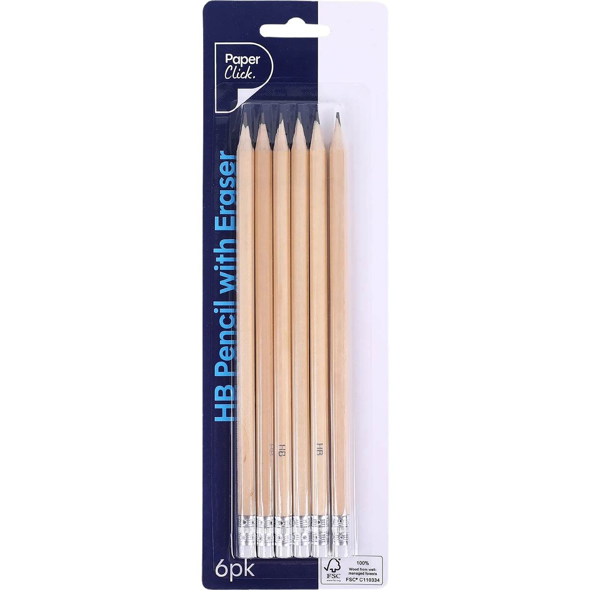 Paperclick HB Pencil With Eraser