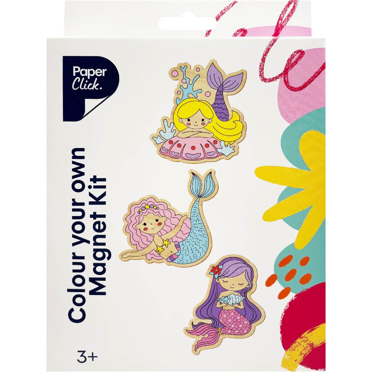 Paperclick Colour Your Own Magnet Kit Assorted