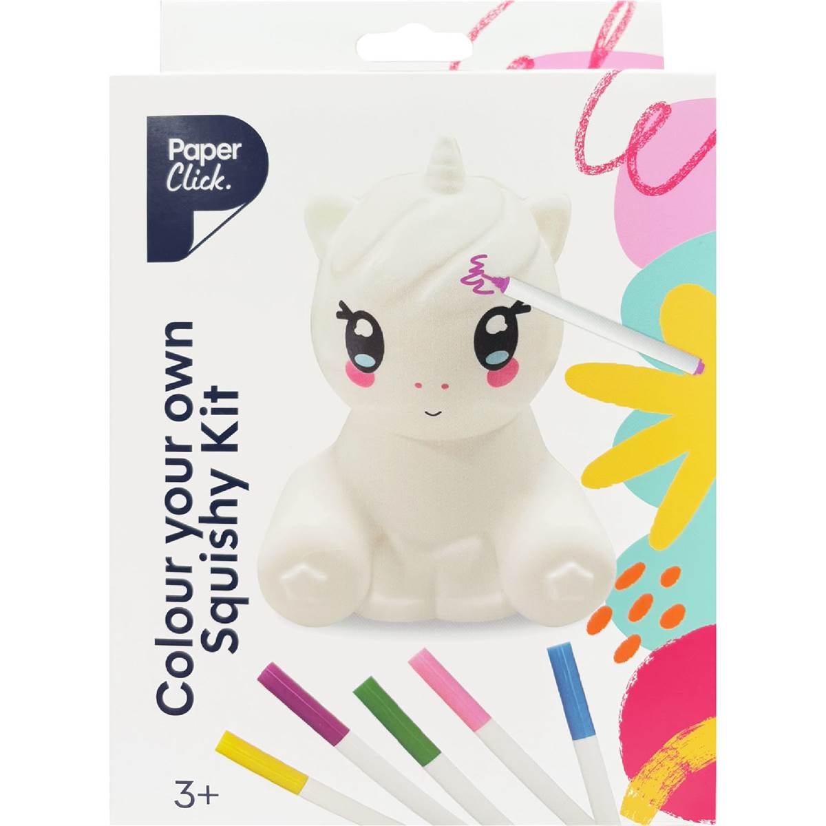 Paperclick Colour Your Own Squishy Kit Assorted
