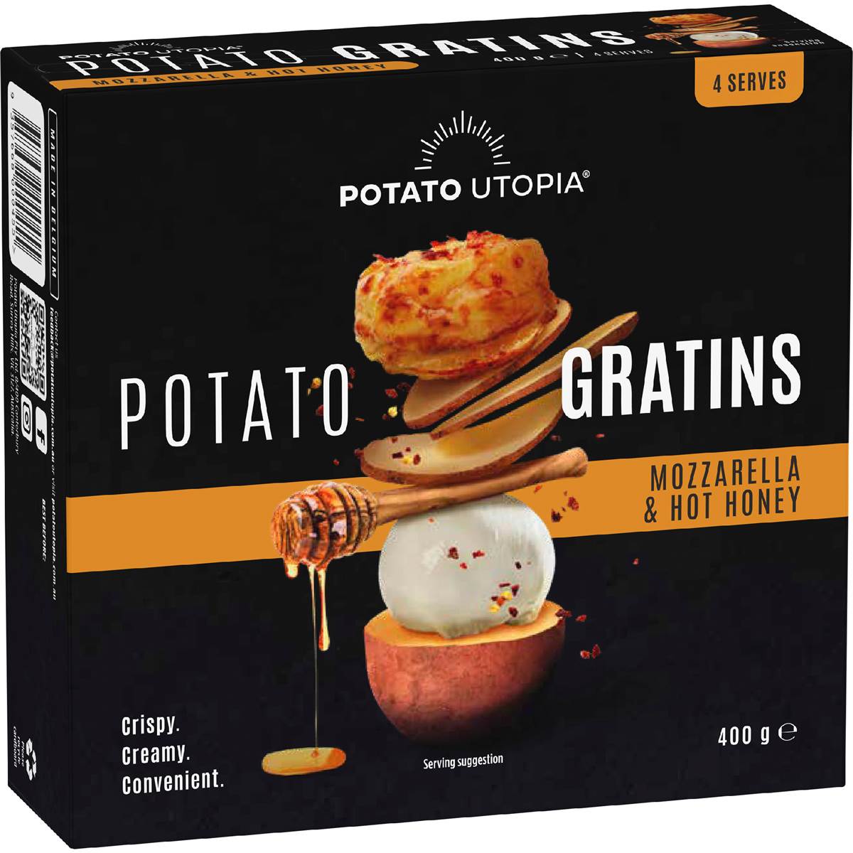 Potato Utopia Potato Gratins Mozzarella & Hot Honey