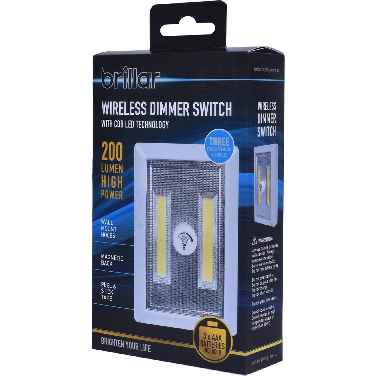 Brillar Wireless Dimmer Switch 200Lm