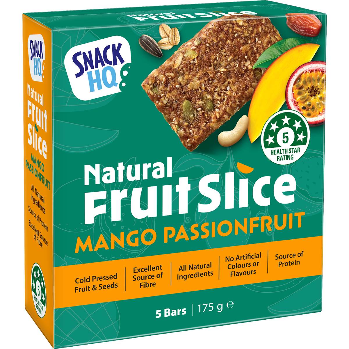 Snack HQ Natural Fruit Slice Mango Passionfruit