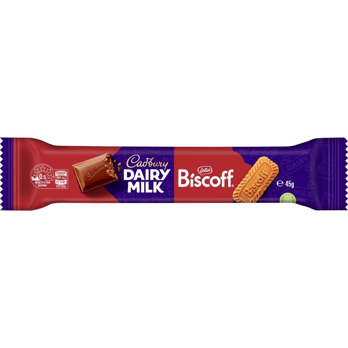 Cadbury Dairy Milk Biscoff Chocolate Bar 45g