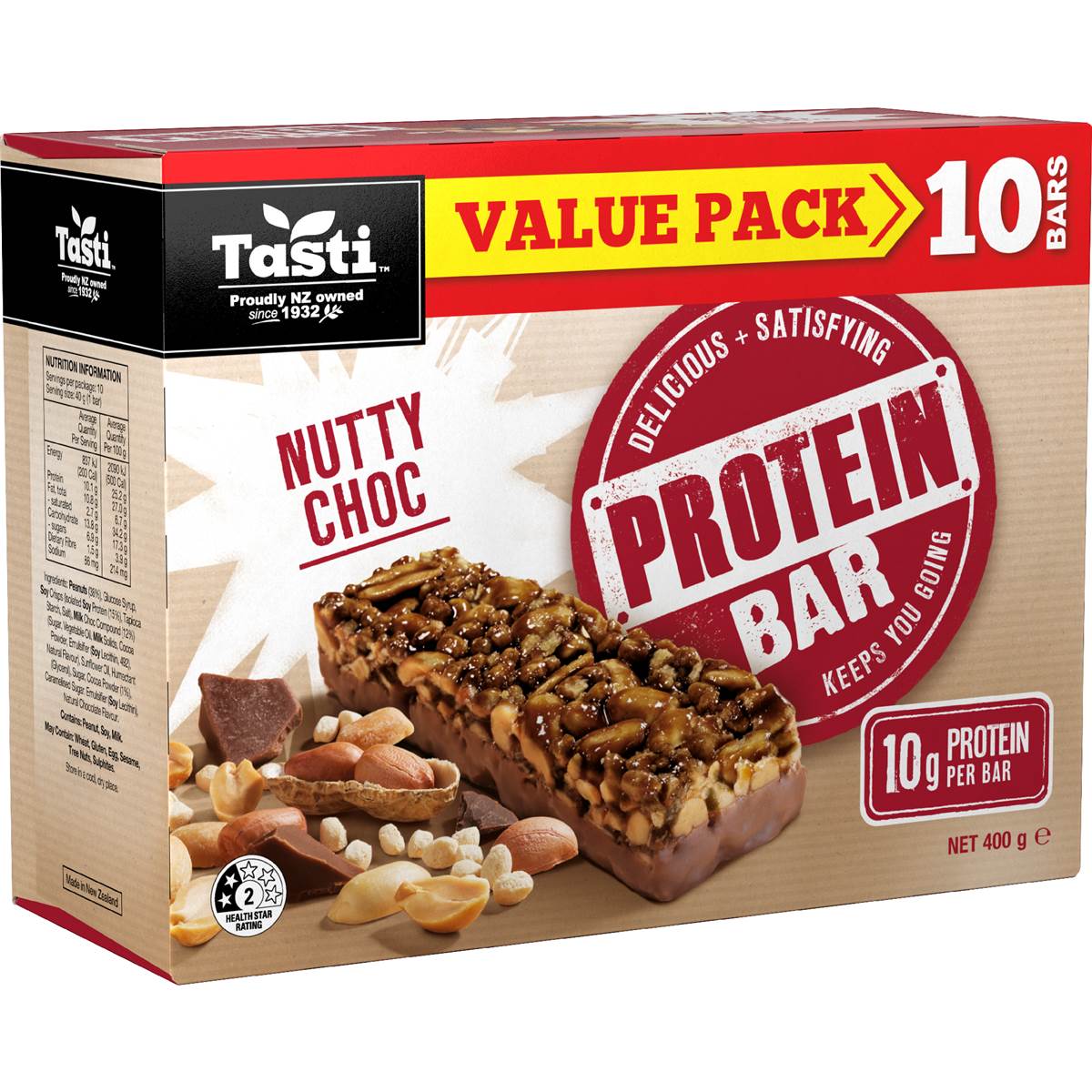 Tasti Protein Bar Nutty Choc