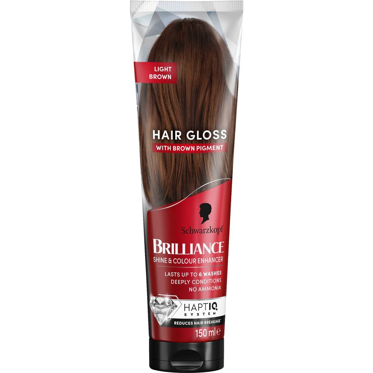 Schwarzkopf Brilliance Hair Gloss Light Brown 150mL