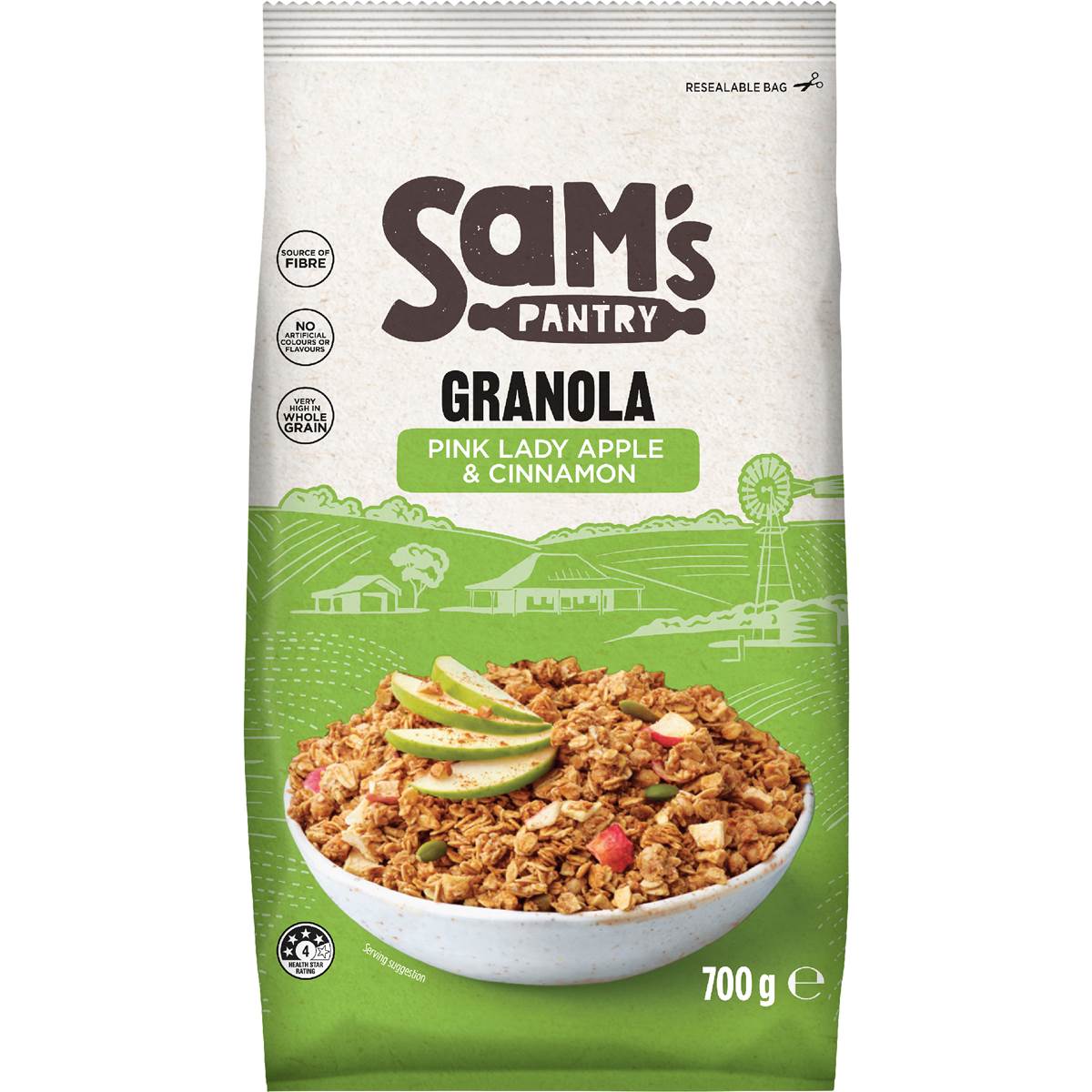 Sam's Pantry Granola Pink Lady Apple & Cinnamon