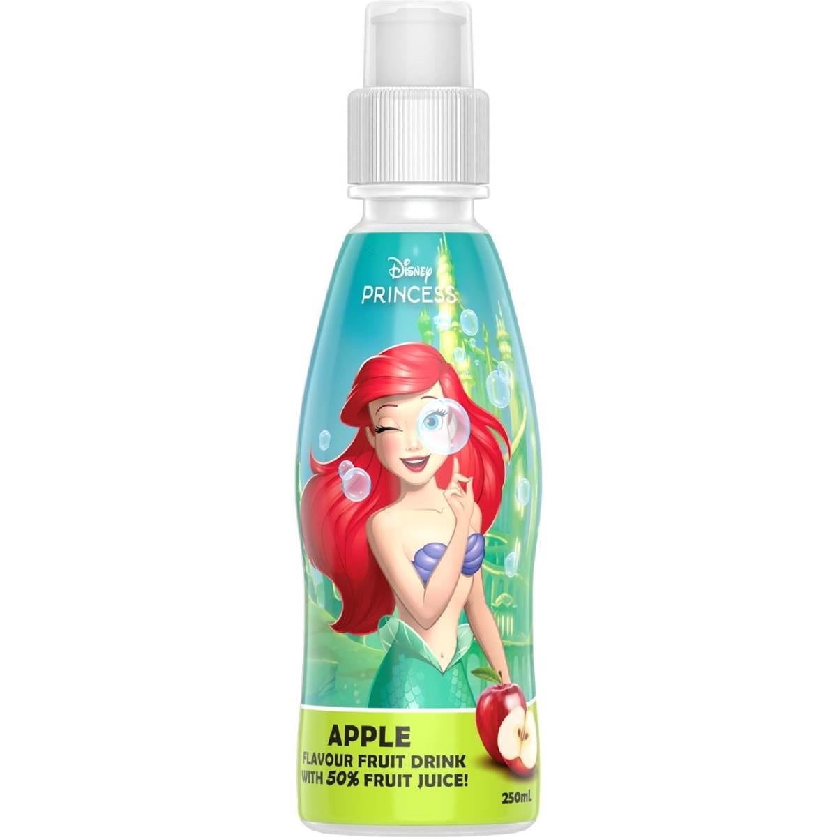 Fruity Burst Disney Princess Apple Fruit Drink Poppers Bottle 250mL