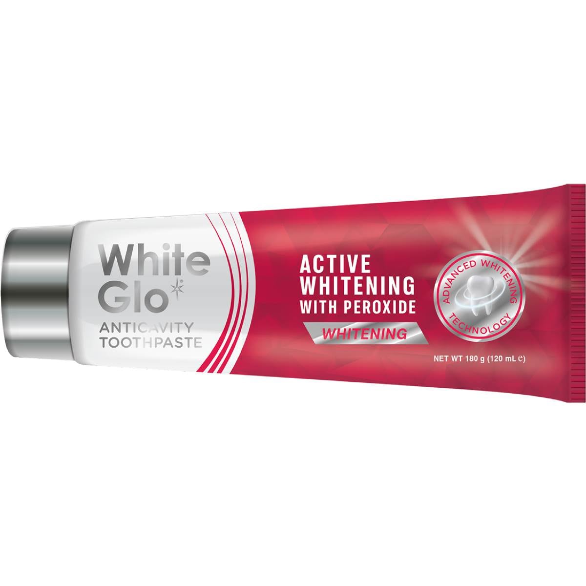White Glo Toothpaste Advantage Active Whitening With Peroxide