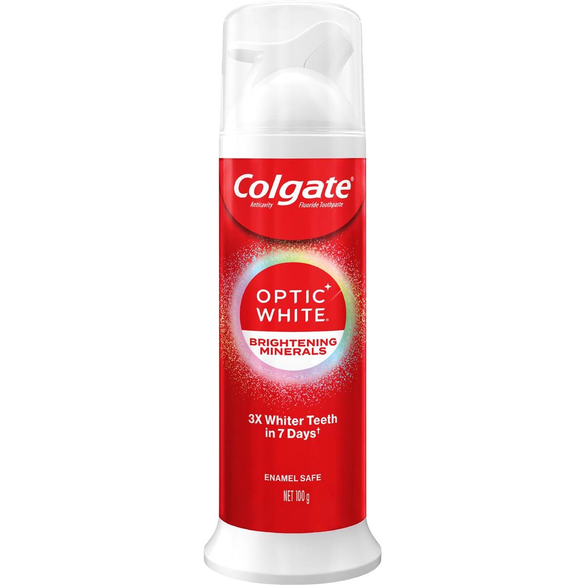 Colgate Toothpaste Optic White Pump 100g
