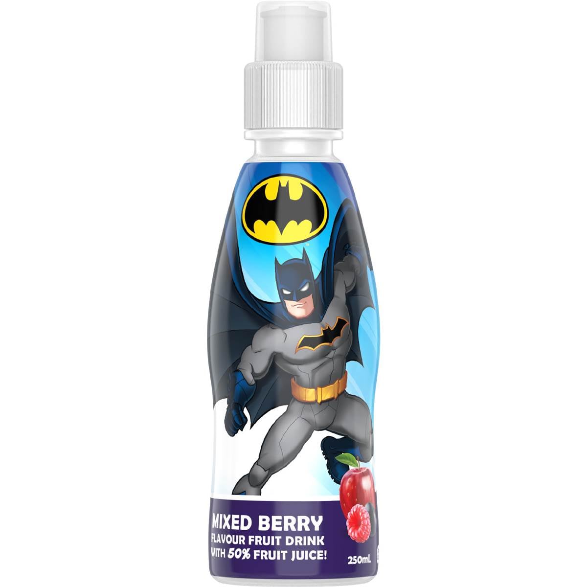 Fruity Burst Batman Mixed Berry Fruit Drink Poppers Bottle 250mL