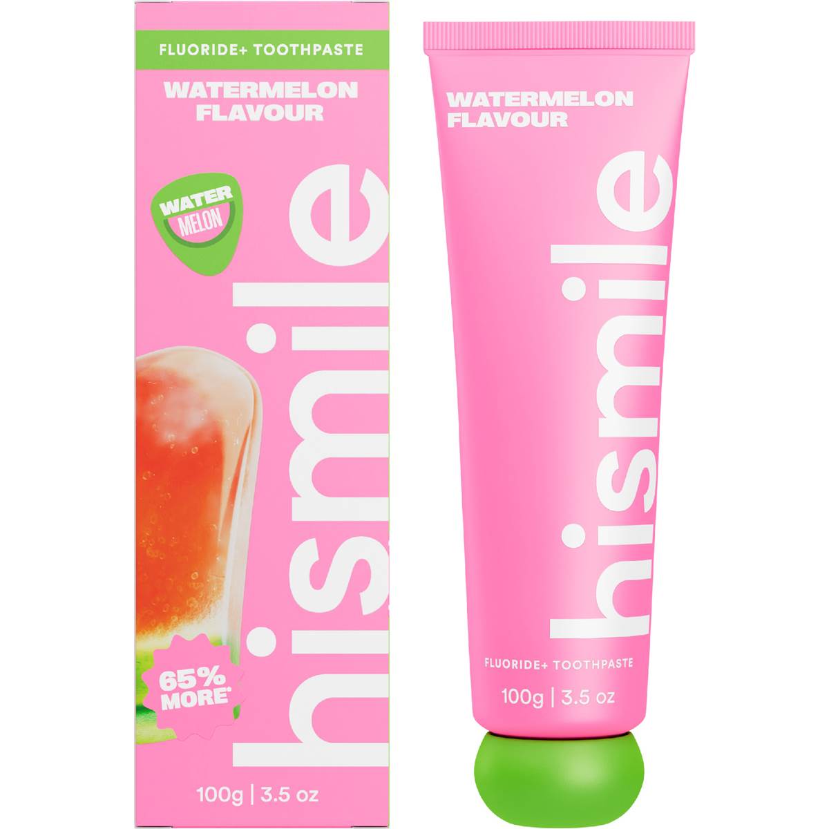 Hismile Fluoride & Toothpaste Watermelon 100g