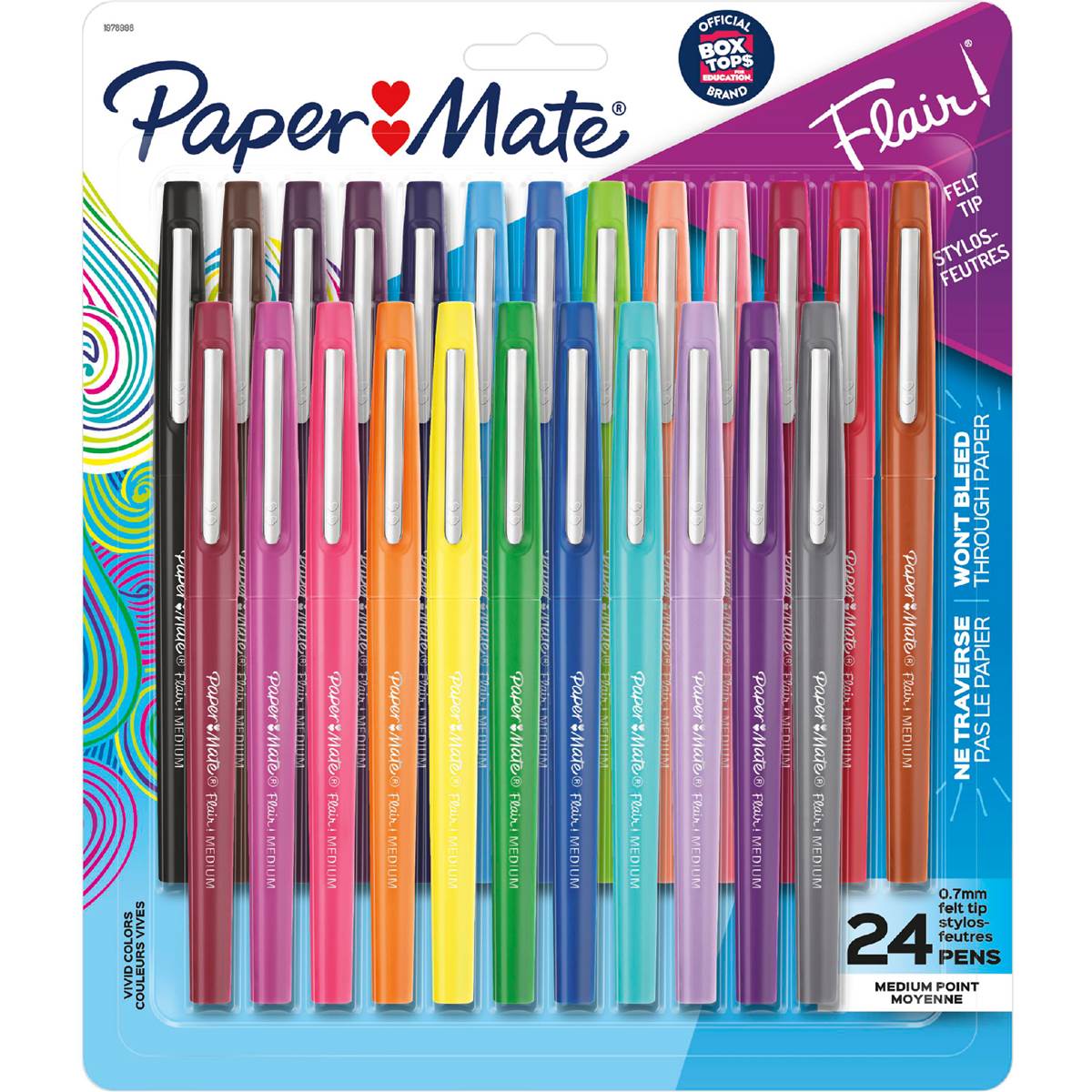 Paper Mate Flair Medium Felt Tip Pens