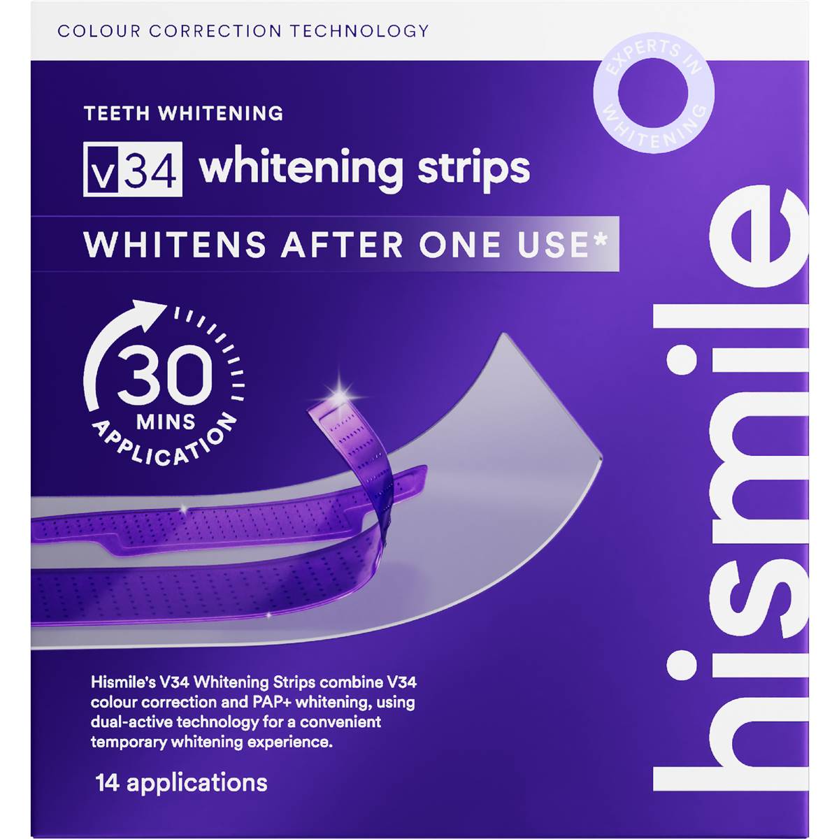 Hismile V34 Teeth Whitening Strips 14 pack
