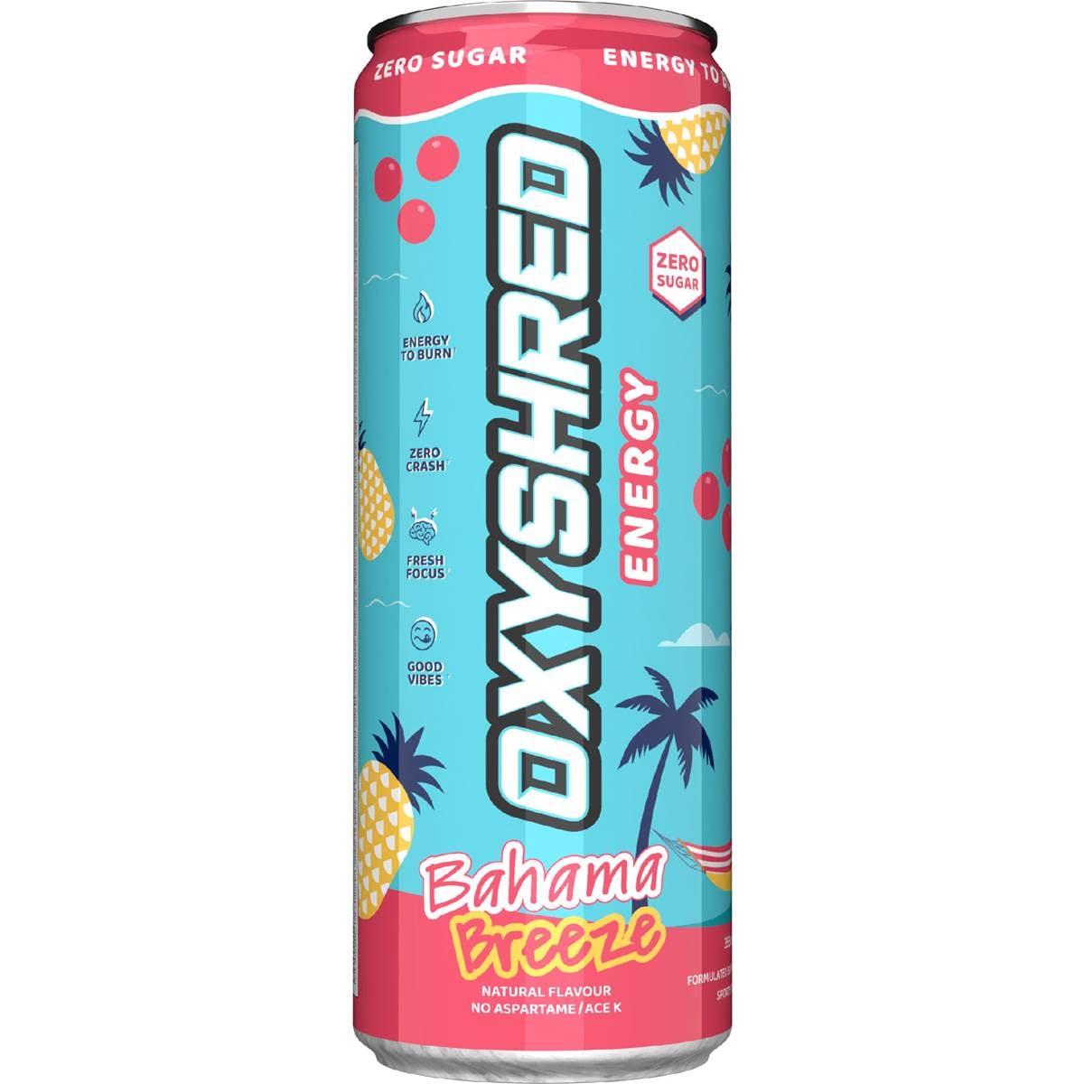 OxyShred Energy Drink Bahama Breeze 355mL