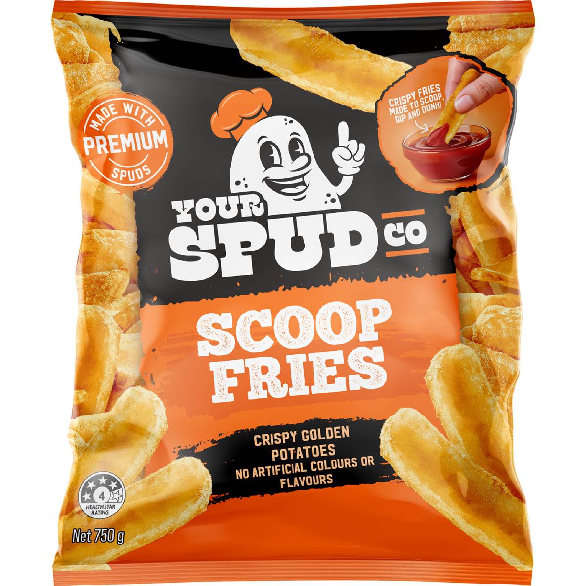 Your Spud Co Potato Scoop Fries
